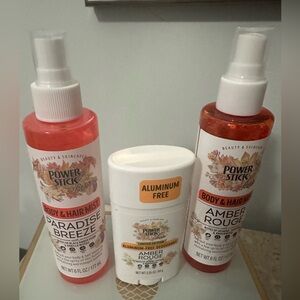 Power Stick Body & Hair Mist and Deodorant Trio